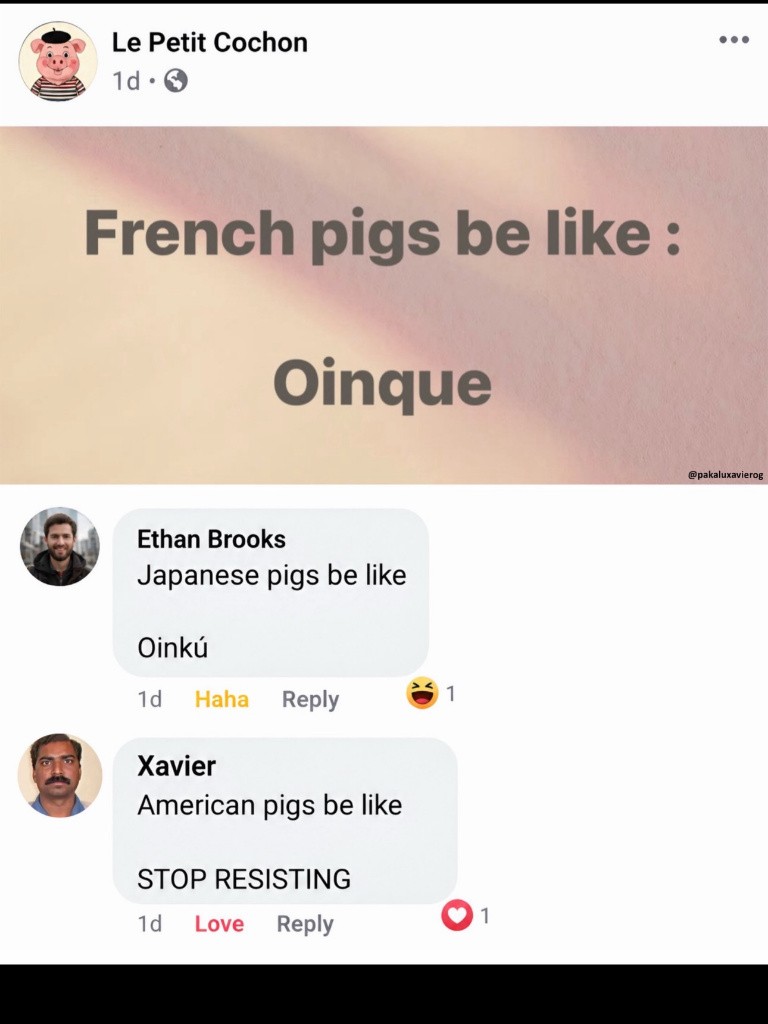 Pigs be like